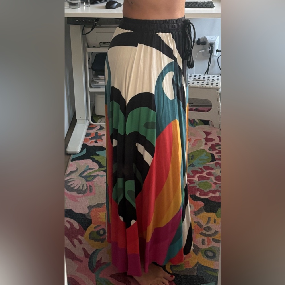 Farm Rio Multicolor Patterned Skirt - Picture 2 of 5